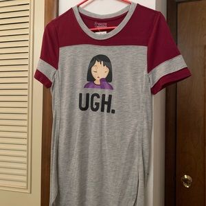 Light gray “ugh” t-shirt